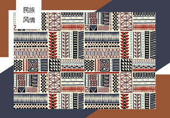 2020春夏家紡花型&圖案趨勢(shì)預(yù)測(cè)--民族風(fēng)情（矢量）