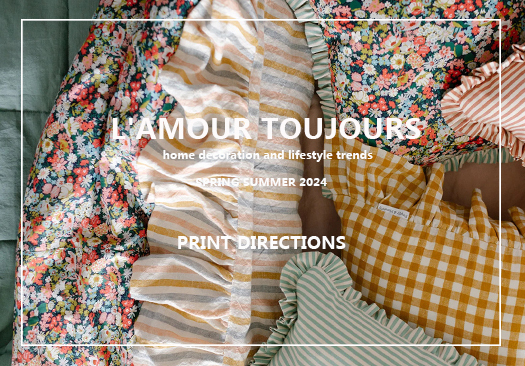 2024春夏家居裝飾和生活方式圖案趨勢預測 -- LAMOUR TOUJOURS 持續(xù)的愛