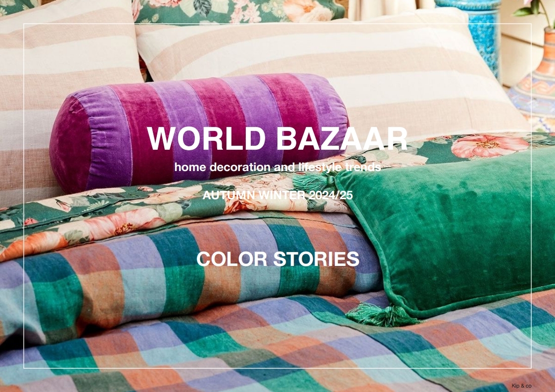 24/25秋冬家居裝飾和生活方式色彩趨勢預測--WORLD BAZAAR 世界博覽會