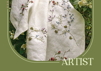 手作藝術(shù)家推薦--花影刺繡