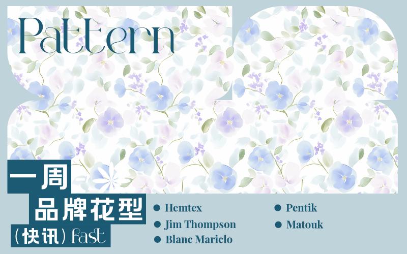一周品牌花型快訊（矢量）